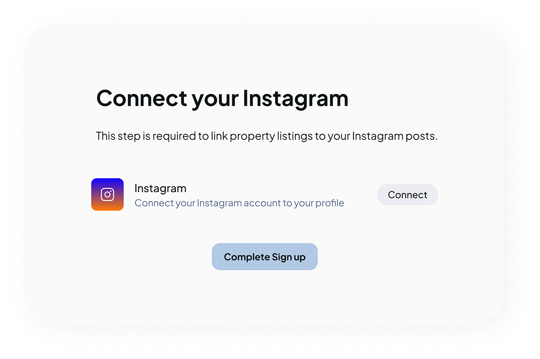 Connect Instagram